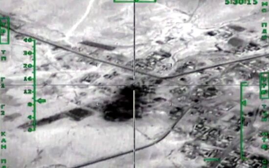 Bombing ISIS targets in Syria
