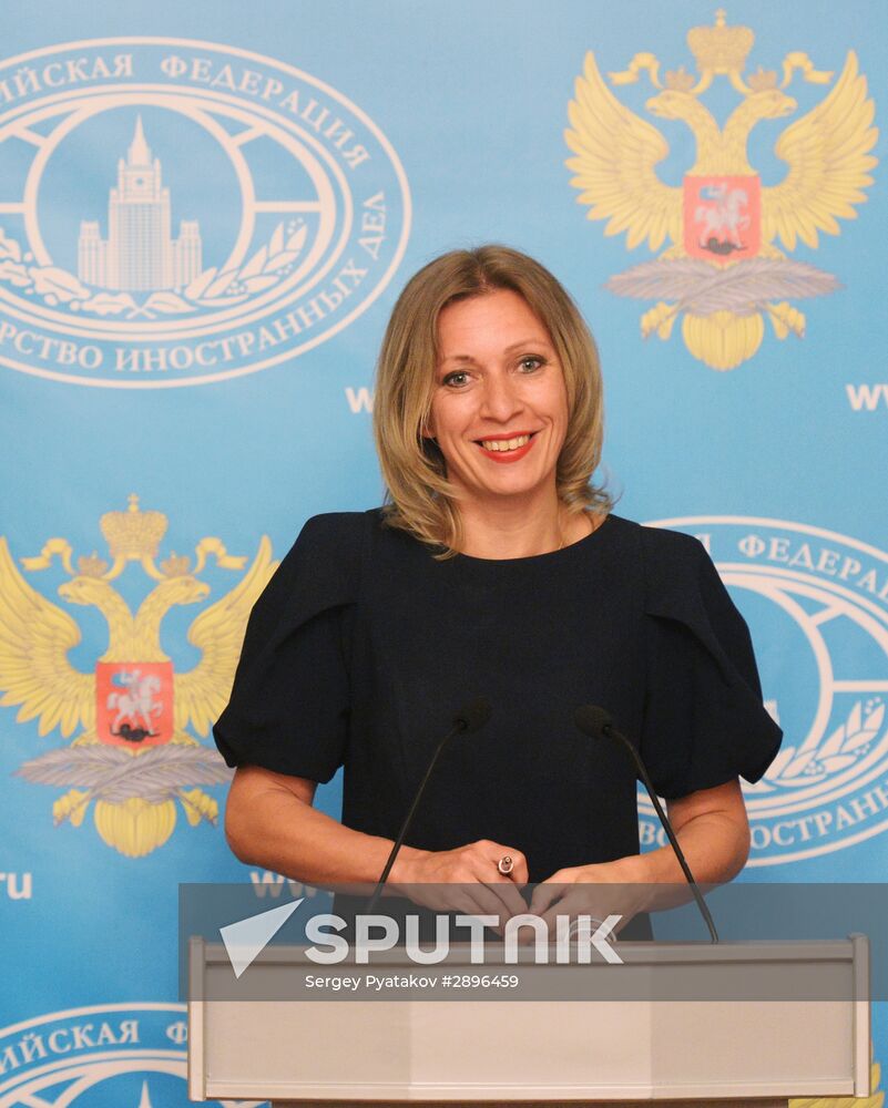 Press briefing by Russian Foreign Ministry Spokesperson Maria Zakharova