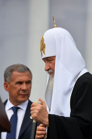 Patriarch Kirill of Moscow and All Russia visits Tatarstan. Day Two