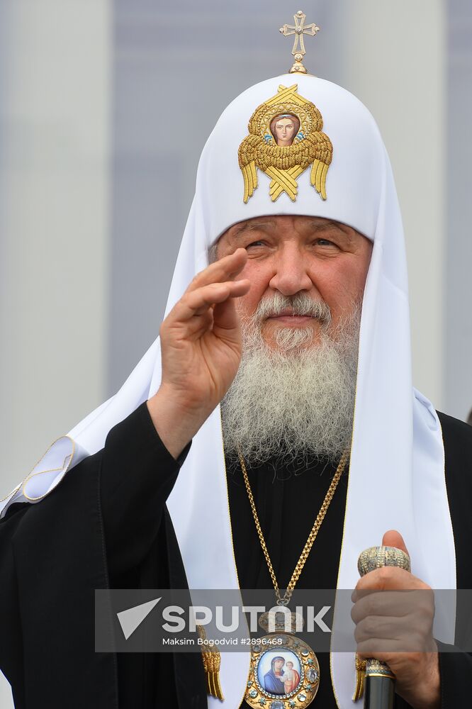 Patriarch Kirill of Moscow and All Russia visits Tatarstan. Day Two