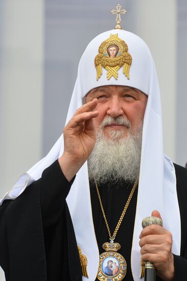 Patriarch Kirill of Moscow and All Russia visits Tatarstan. Day Two