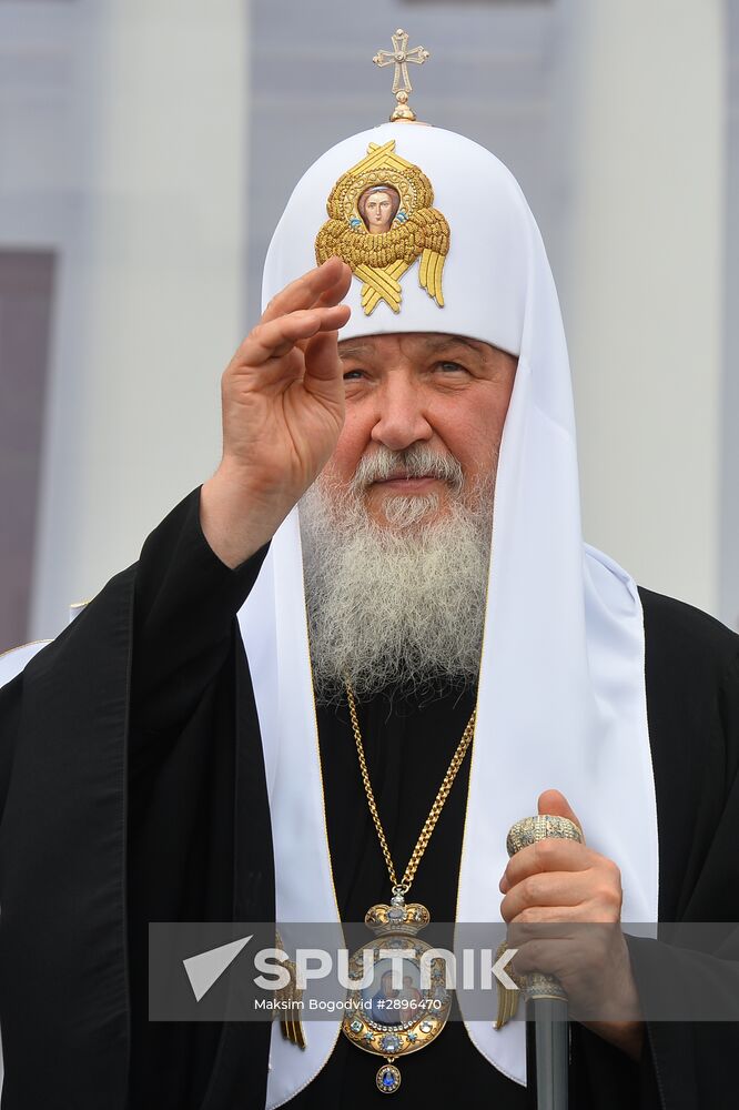 Patriarch Kirill of Moscow and All Russia visits Tatarstan. Day Two