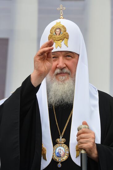 Patriarch Kirill of Moscow and All Russia visits Tatarstan. Day Two