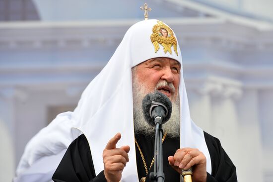 Patriarch Kirill of Moscow and All Russia visits Tatarstan. Day Two