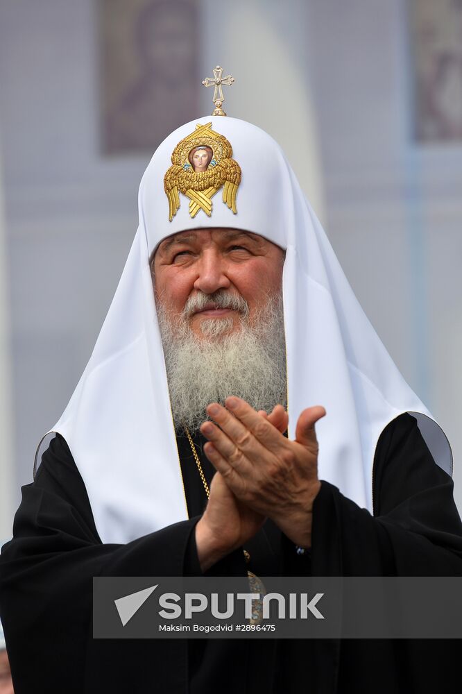 Patriarch Kirill of Moscow and All Russia visits Tatarstan. Day Two