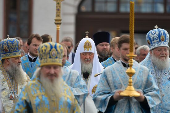 Patriarch Kirill of Moscow and All Russia visits Tatarstan. Day Two