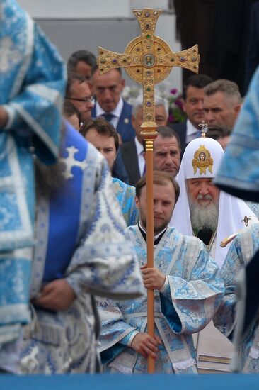 Patriarch Kirill of Moscow and All Russia visits Tatarstan. Day Two
