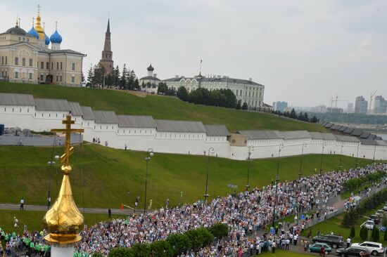Patriarch Kirill of Moscow and All Russia visits Tatarstan. Day Two