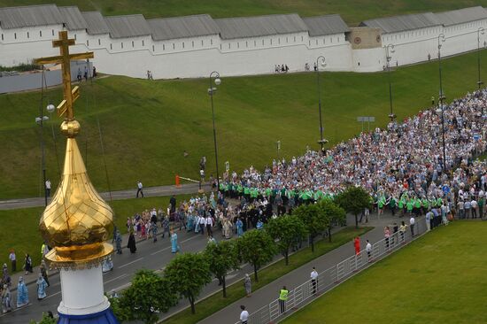 Patriarch Kirill of Moscow and All Russia visits Tatarstan. Day Two