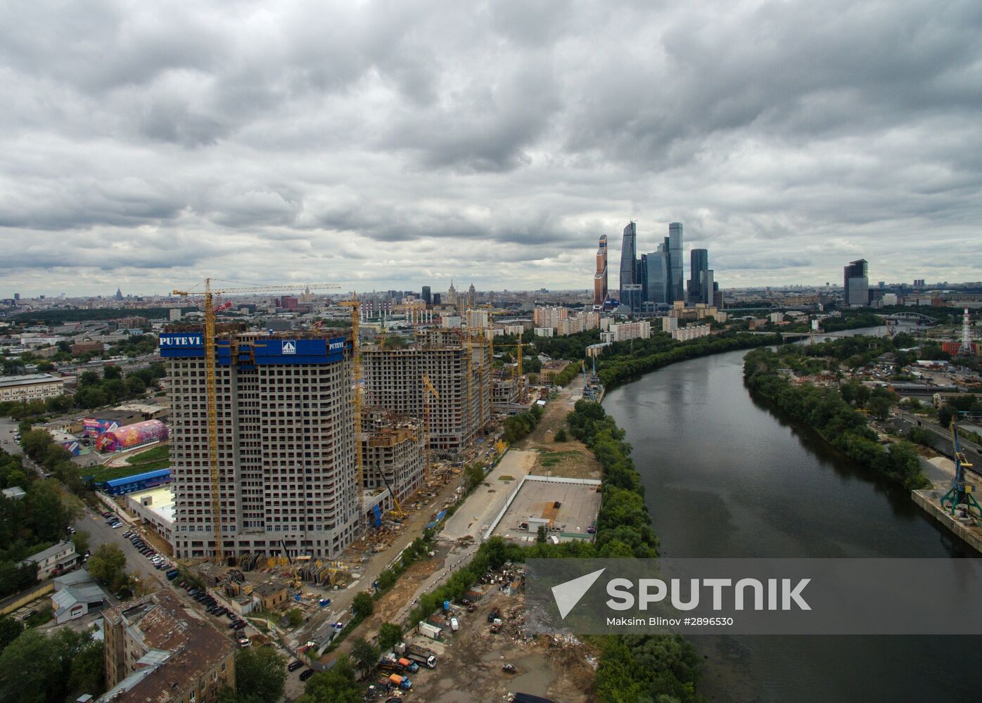 Construction of new residential buildings in Moscow