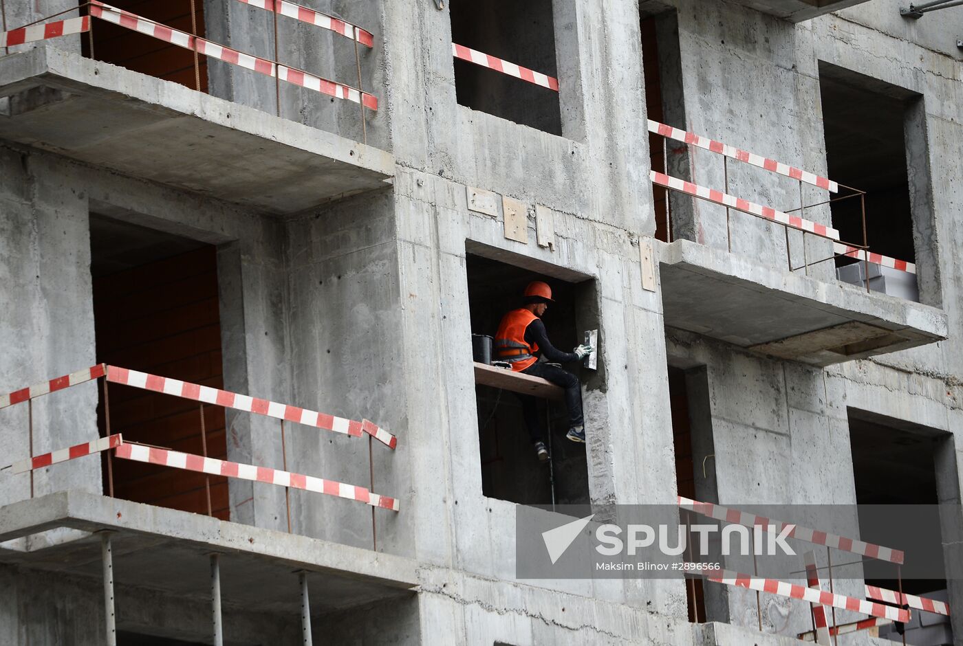 Construction of new residential buildings in Moscow