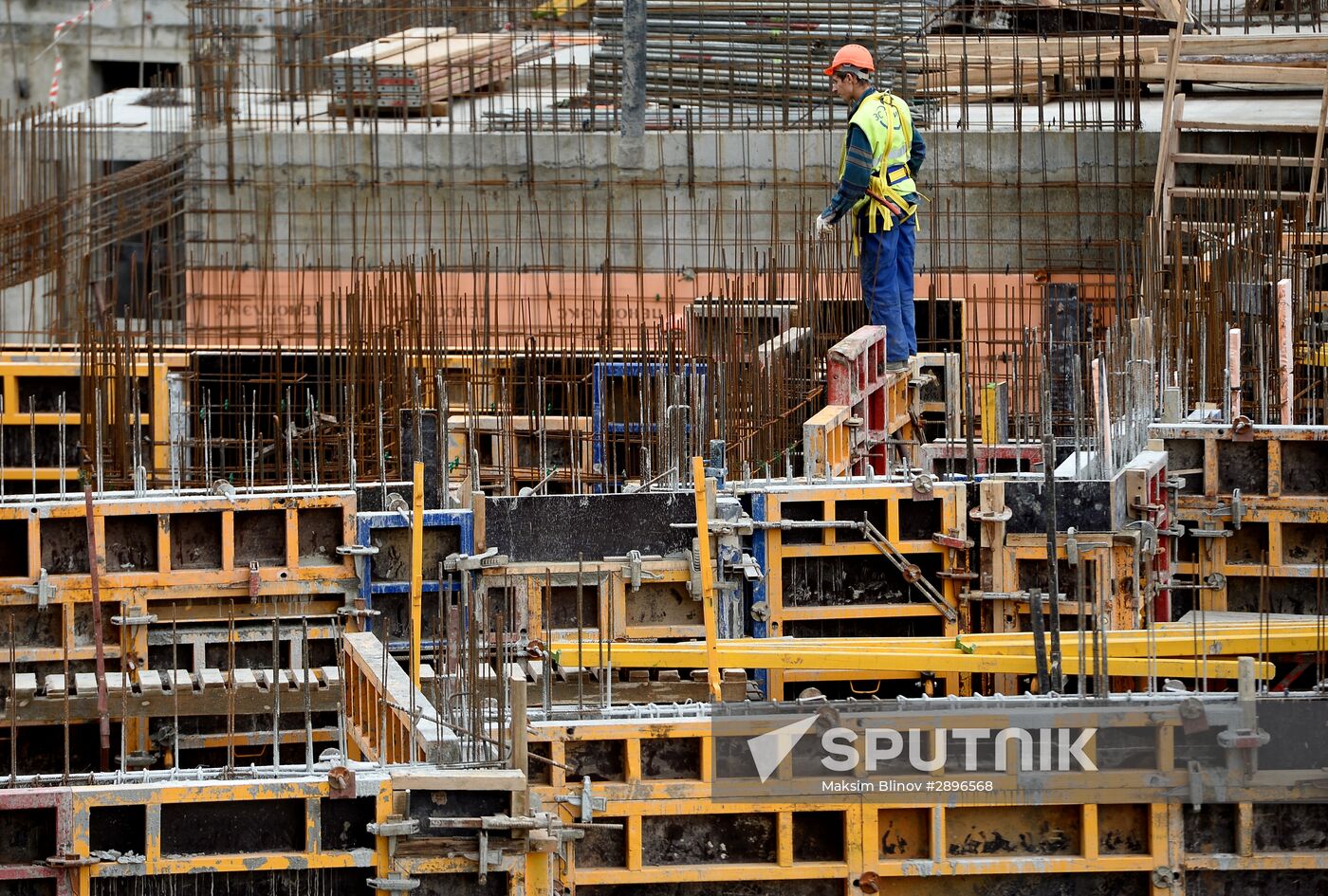 Construction of new residential buildings in Moscow