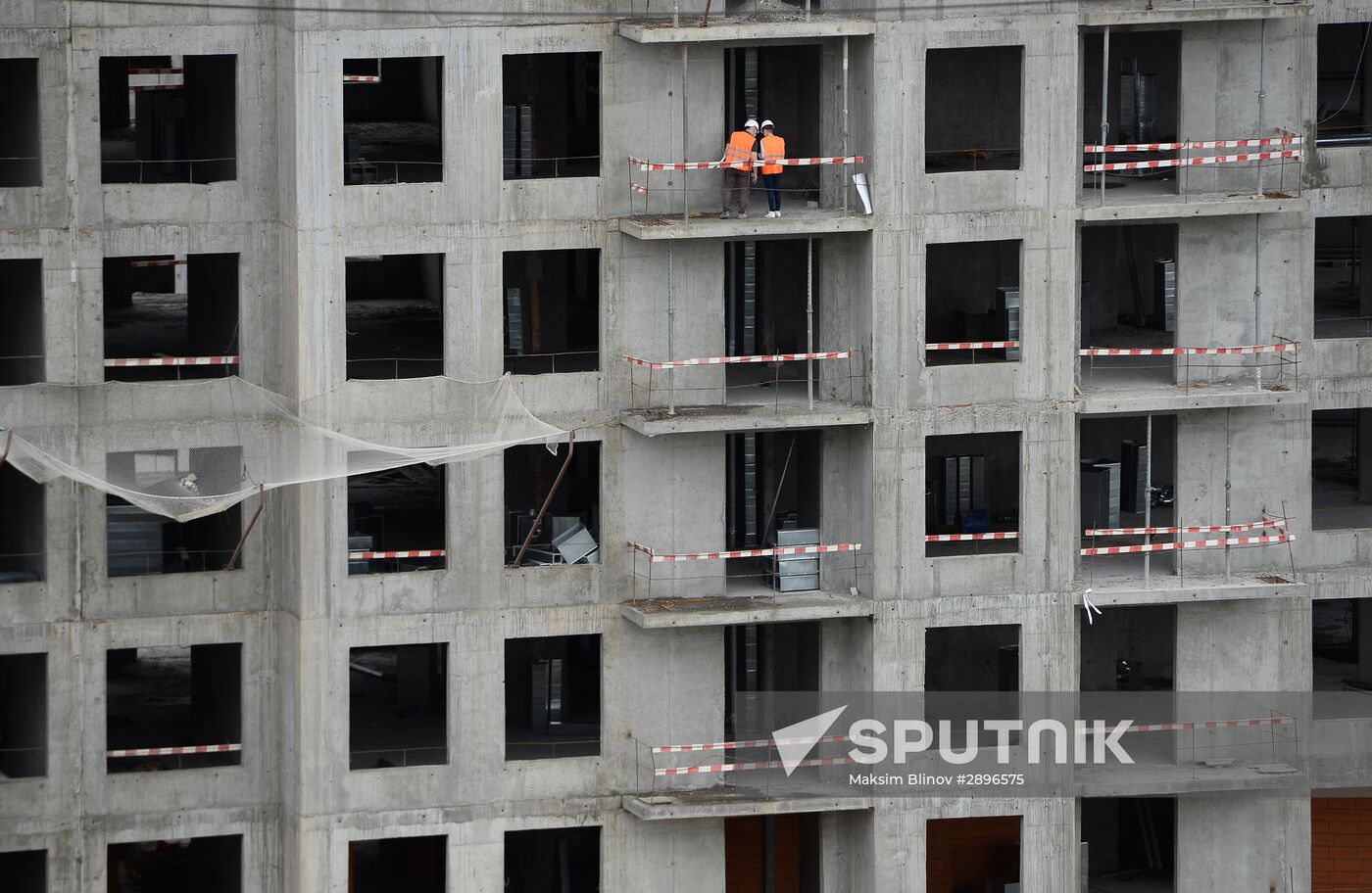 Construction of new residential buildings in Moscow