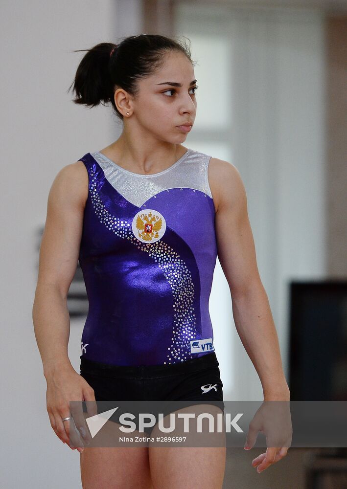 Artistic gymnastics. Russian national teams prepare for Olympics