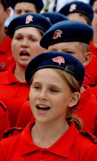 Children at Okean Center take oath