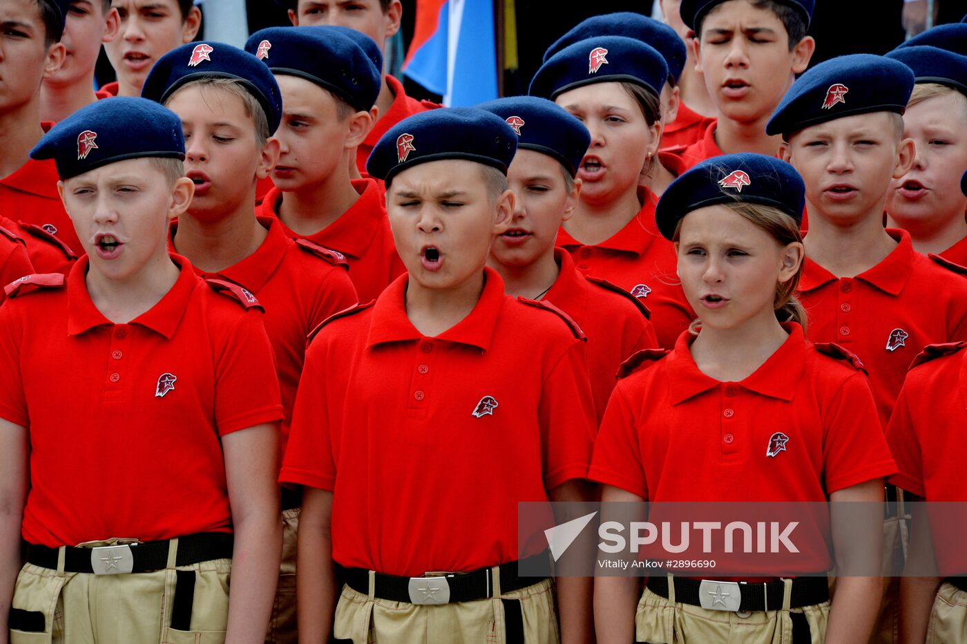 Children at Okean Center take oath