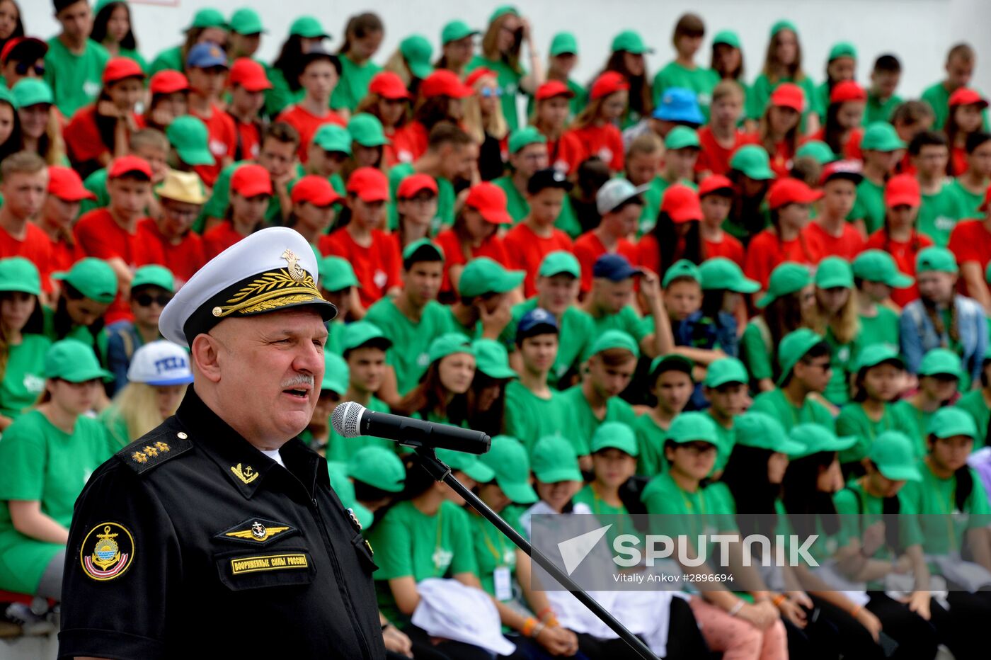 Children at Okean Center take oath