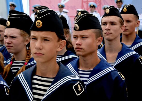 Children at Okean Center take oath