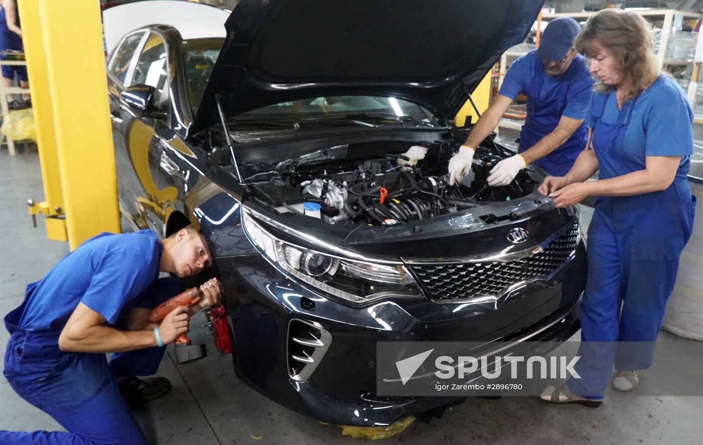 Korean brands cars manufactured at Avtotor plant