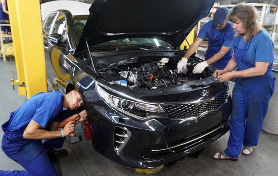 Korean brands cars manufactured at Avtotor plant