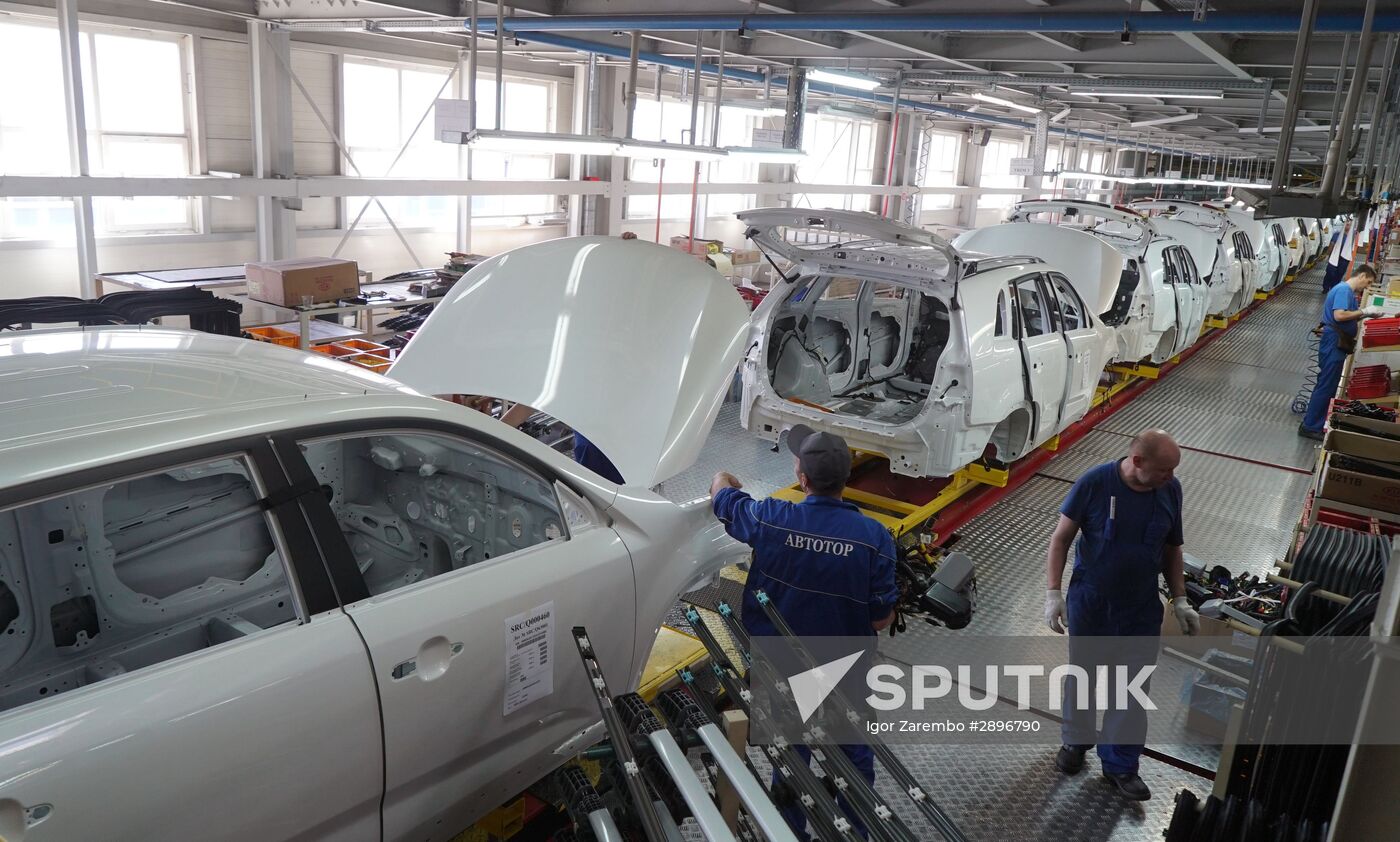 Korean brands cars manufactured at Avtotor plant