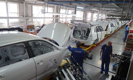 Korean brands cars manufactured at Avtotor plant