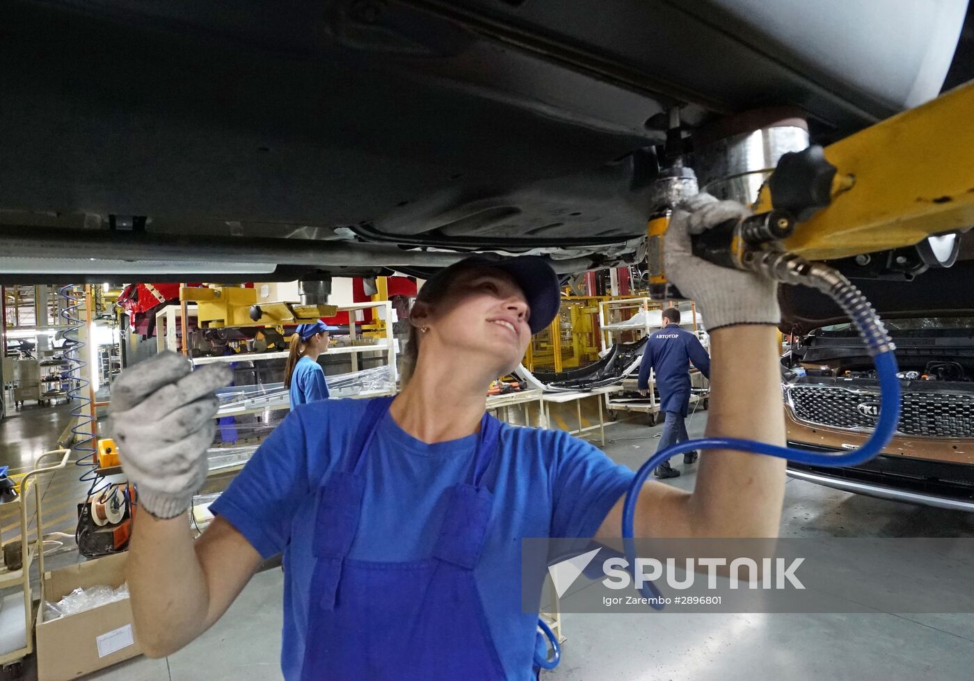 Korean brands cars manufactured at Avtotor plant