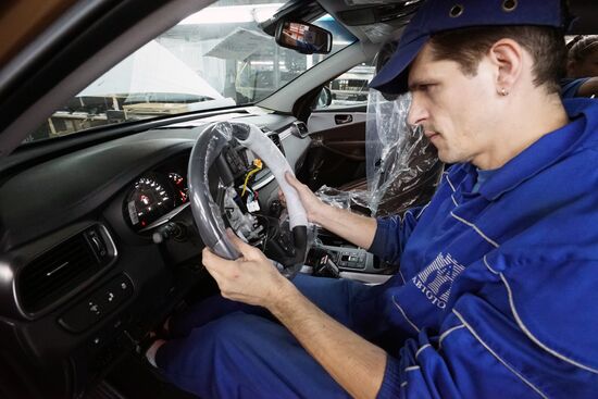 Korean brands cars manufactured at Avtotor plant