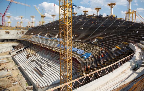 Volgograd Arena under construction