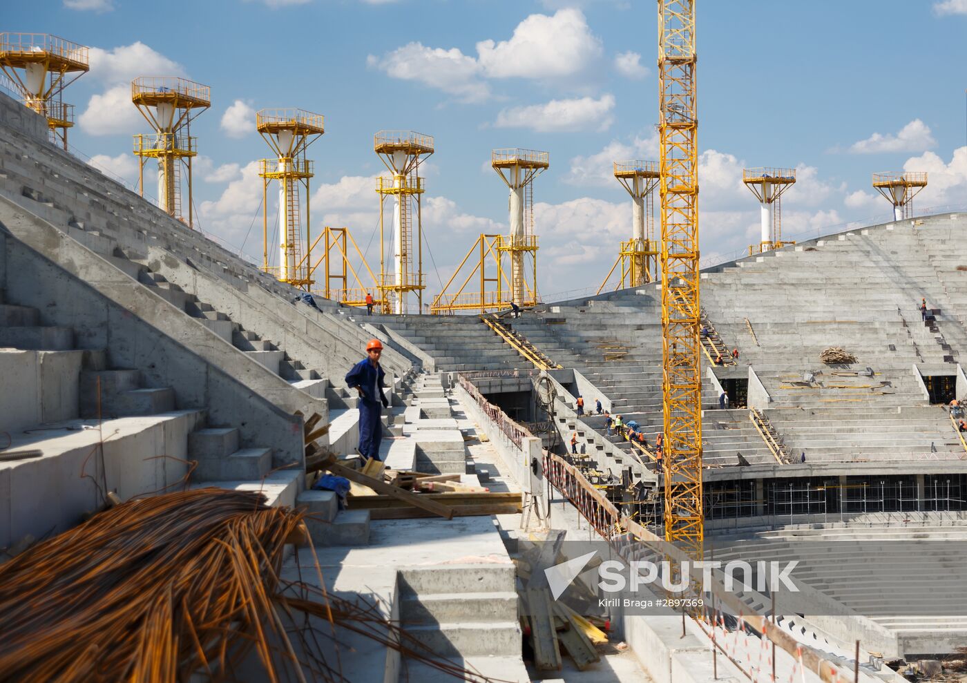 Volgograd Arena under construction