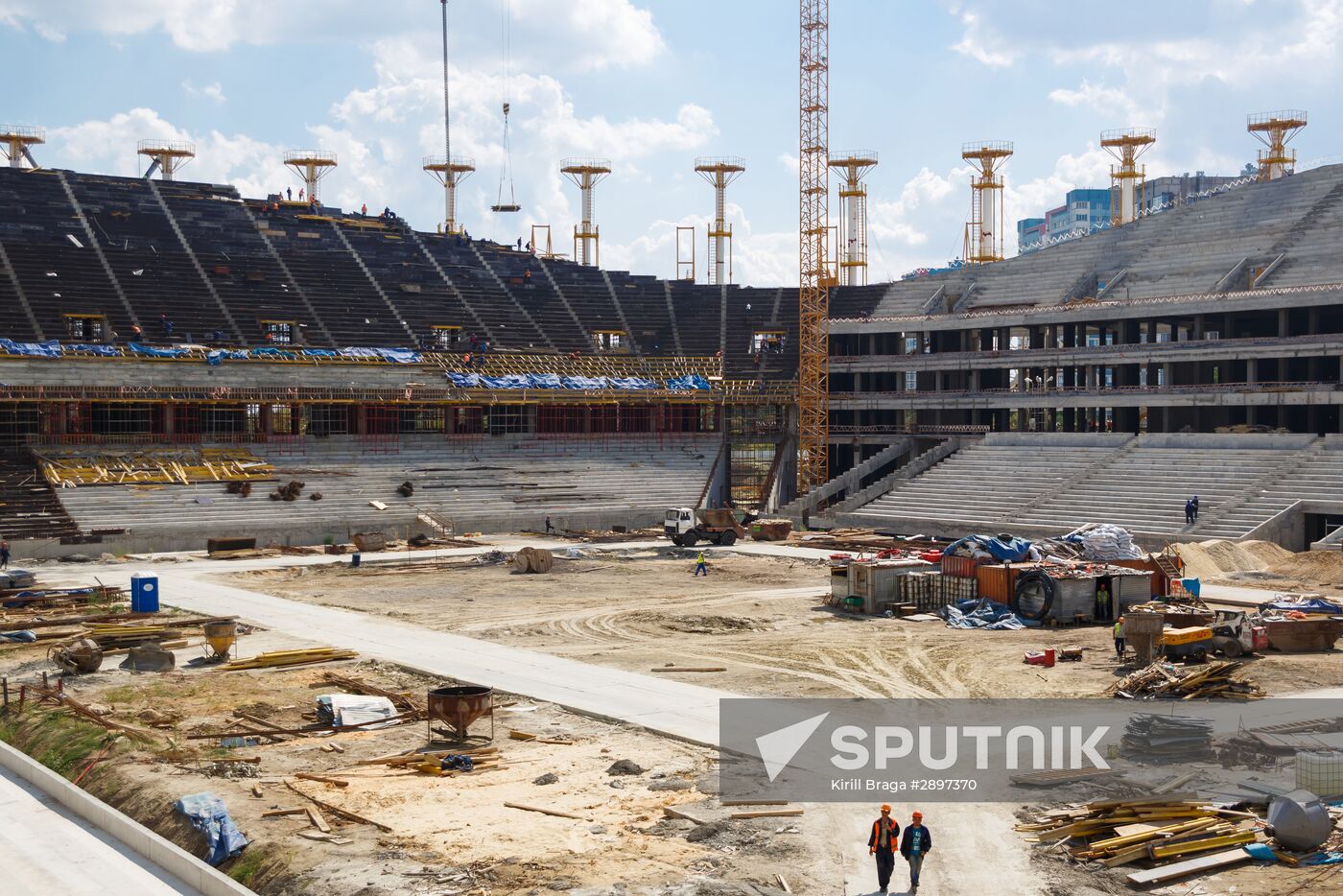Volgograd Arena under construction