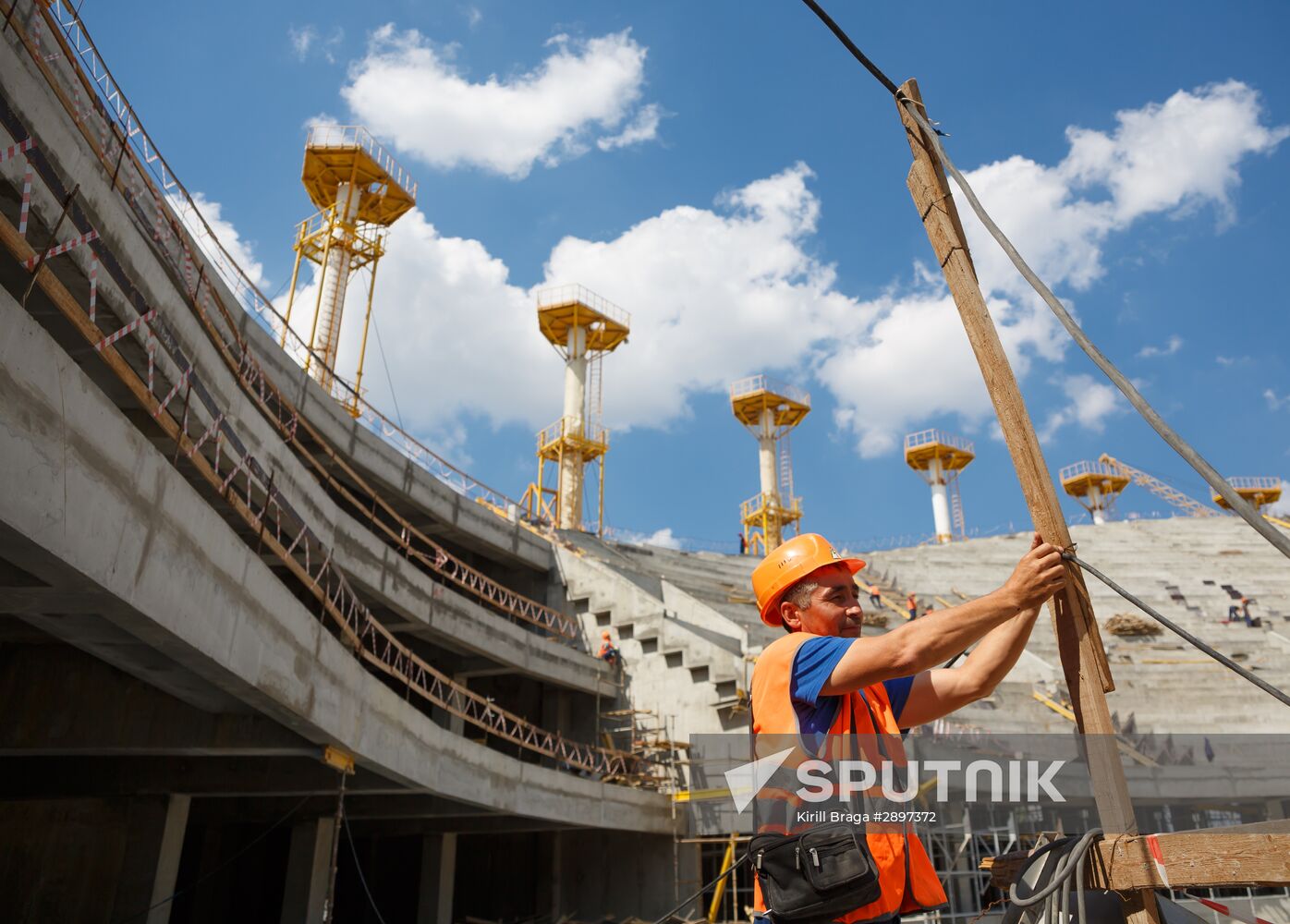 Volgograd Arena under construction