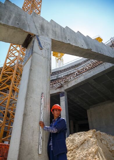 Volgograd Arena under construction