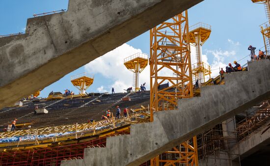 Volgograd Arena under construction