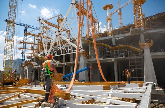 Volgograd Arena under construction