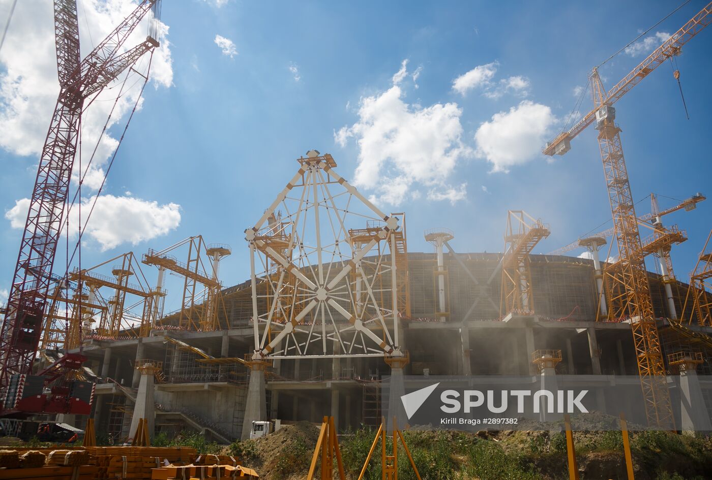 Volgograd Arena under construction