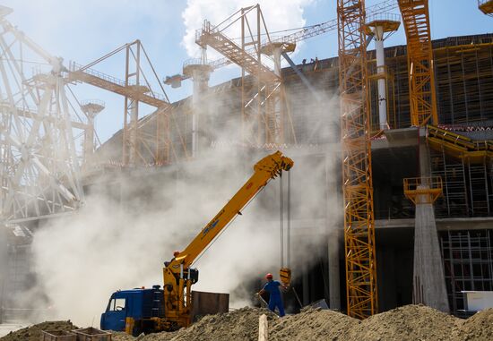 Volgograd Arena under construction