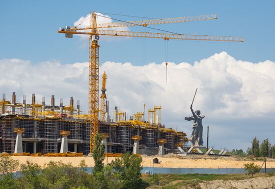 Volgograd Arena under construction