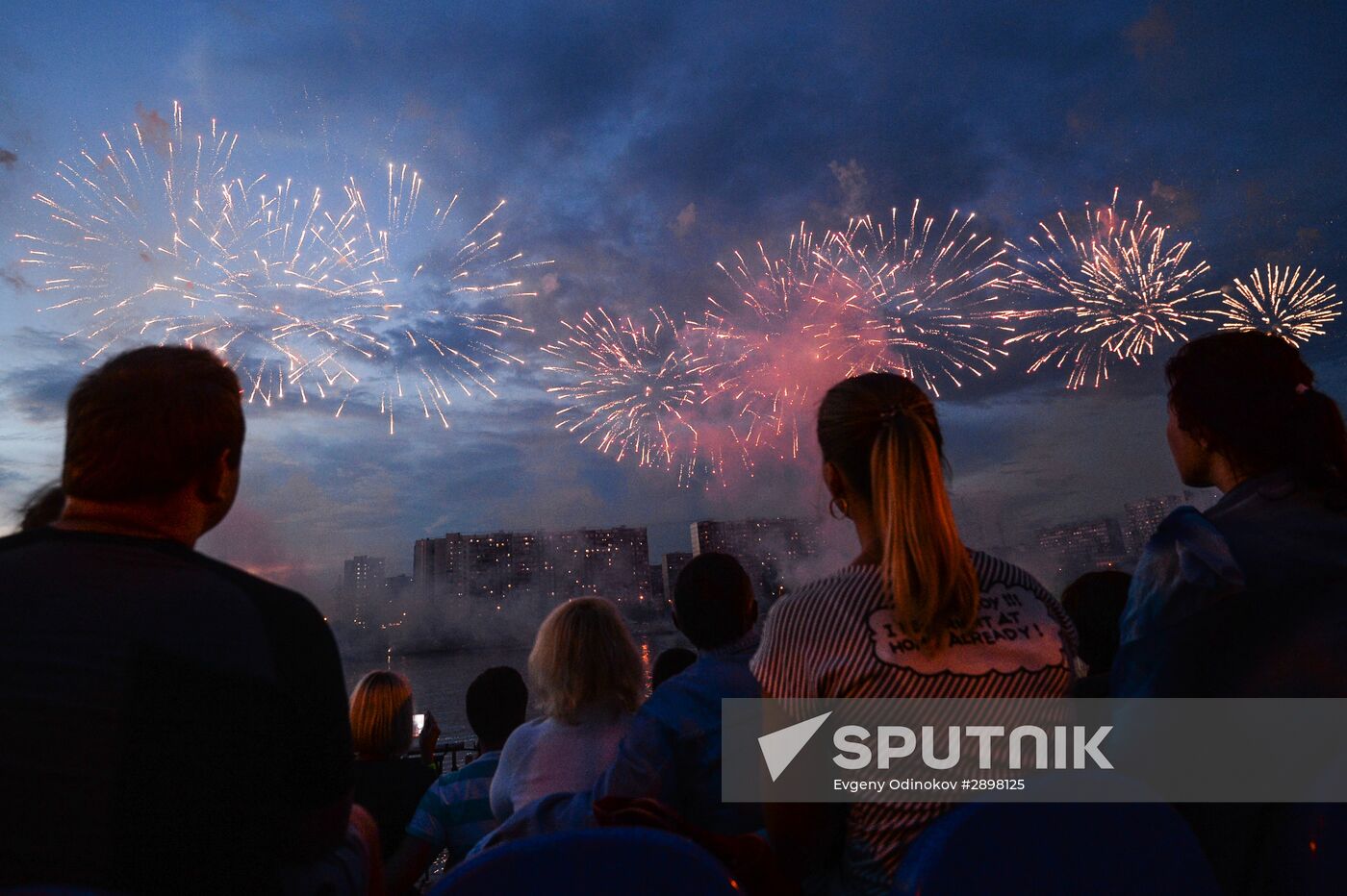 Second Rostec International Fireworks Show. Day One