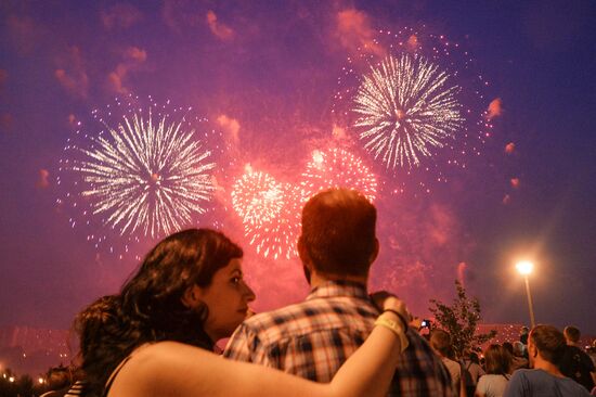 2nd Rostec International Fireworks Festival. Day 2