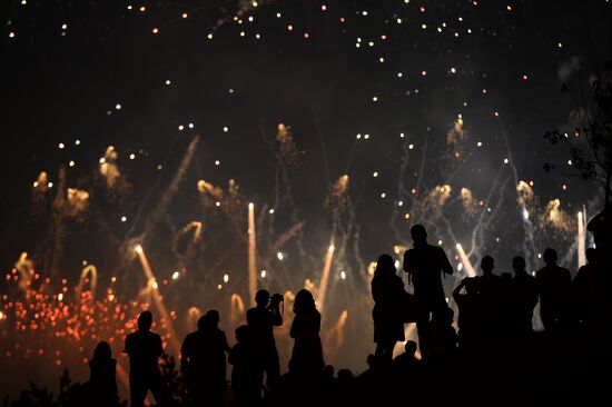 2nd Rostec International Fireworks Festival. Day 2