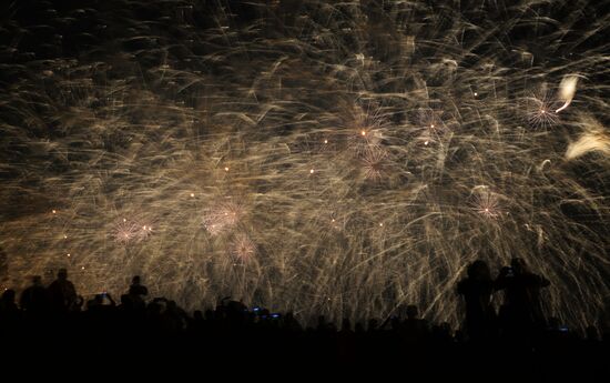 2nd Rostec International Fireworks Festival. Day 2