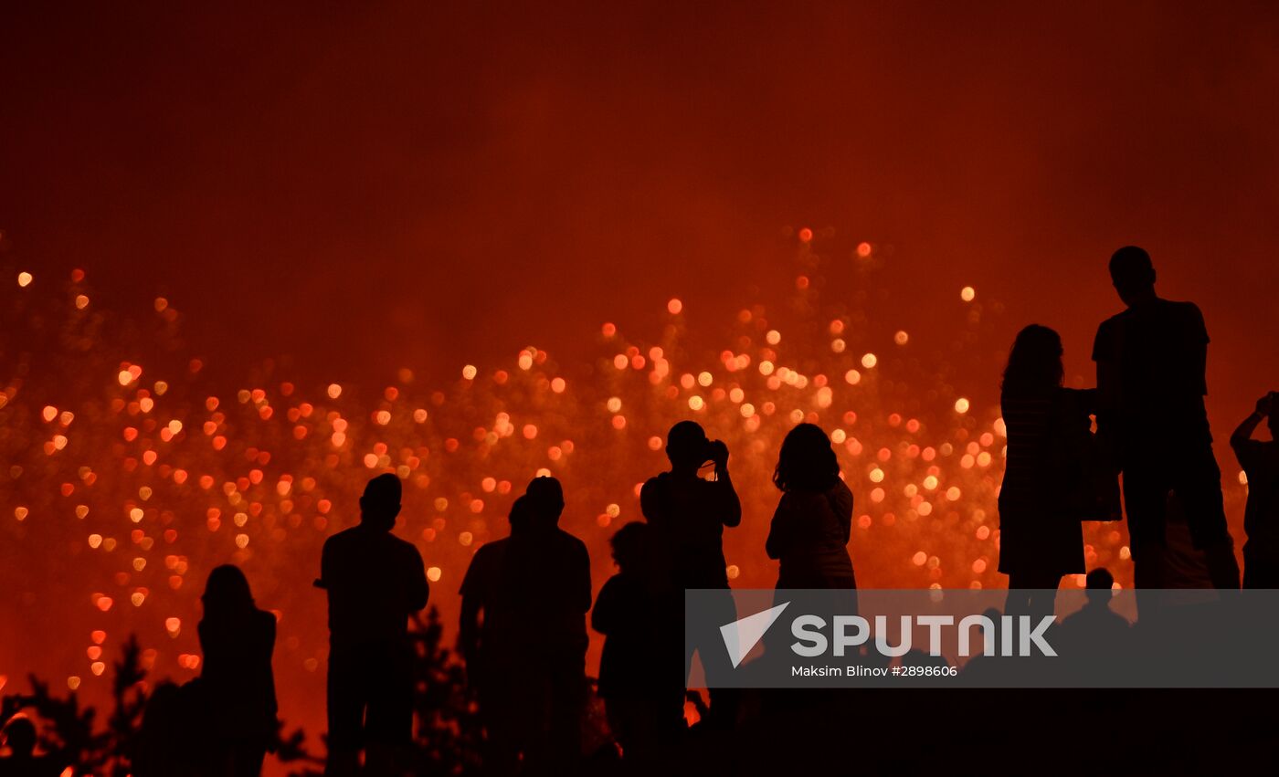 2nd Rostec International Fireworks Festival. Day 2
