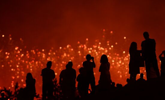 2nd Rostec International Fireworks Festival. Day 2