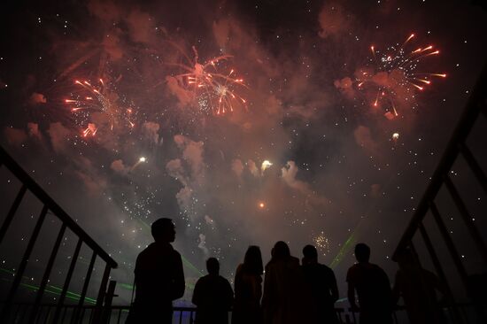 2nd Rostec International Fireworks Festival. Day 2