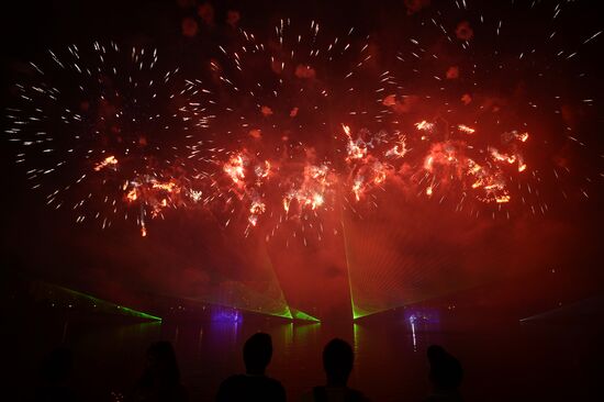 2nd Rostec International Fireworks Festival. Day 2