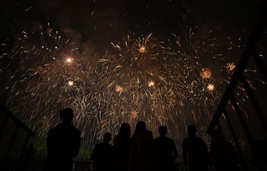 2nd Rostec International Fireworks Festival. Day 2