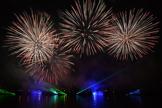 2nd Rostec International Fireworks Festival. Day 2