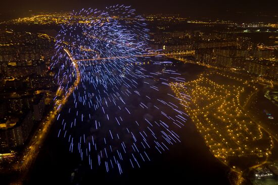 Second Rostec International Fireworks Festival. Day Two