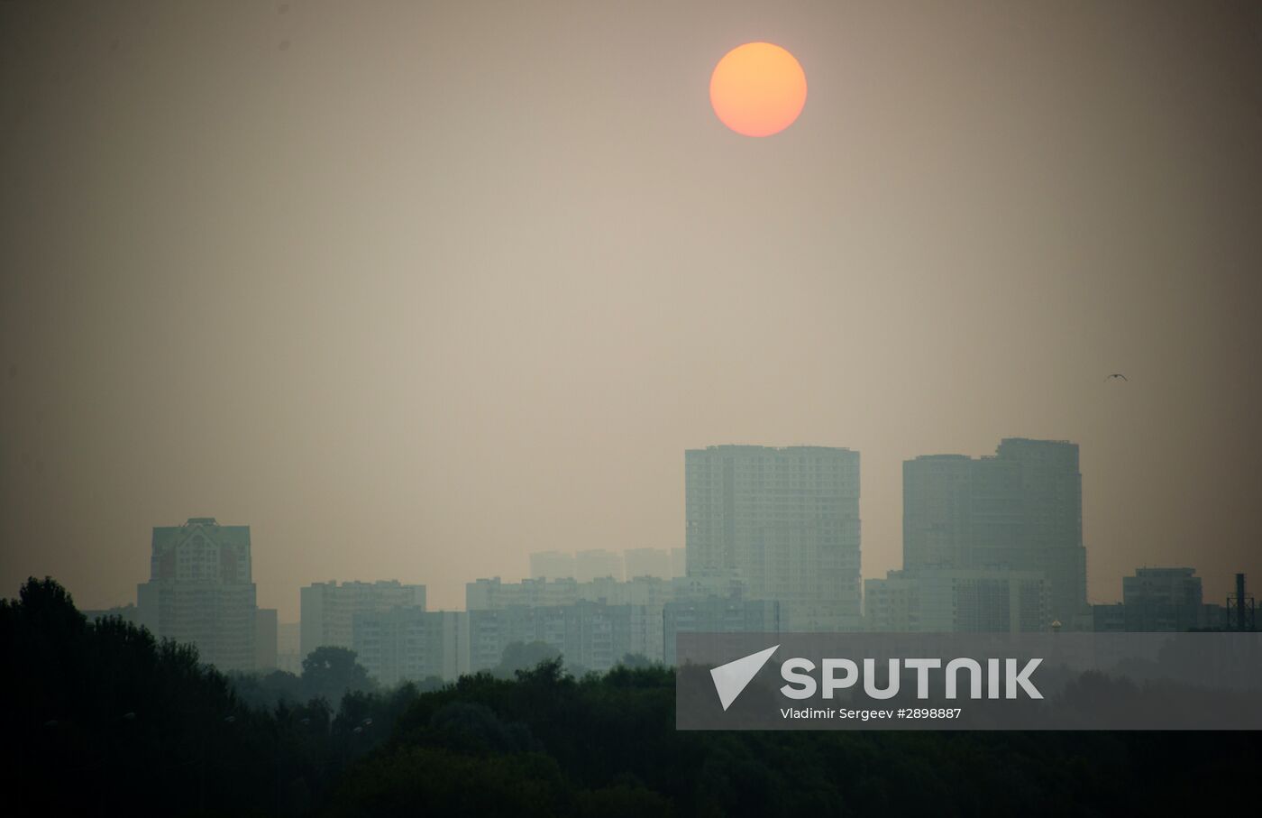 Smog in Moscow